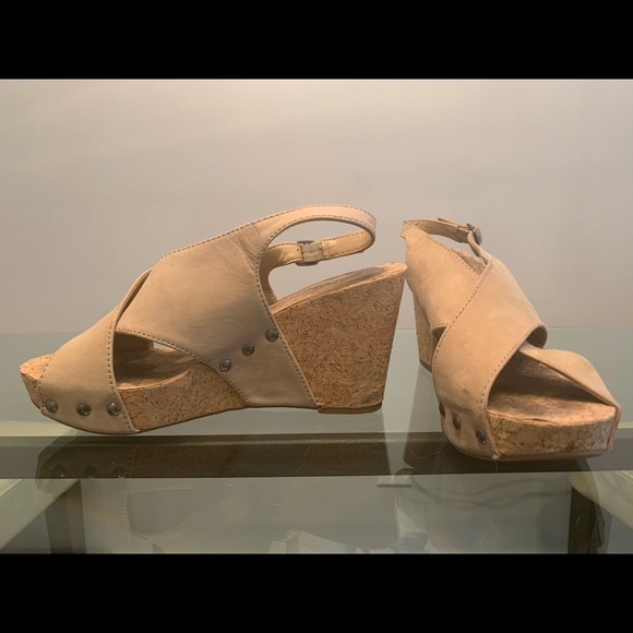 Leather stud wedges - Picture 3 of 3